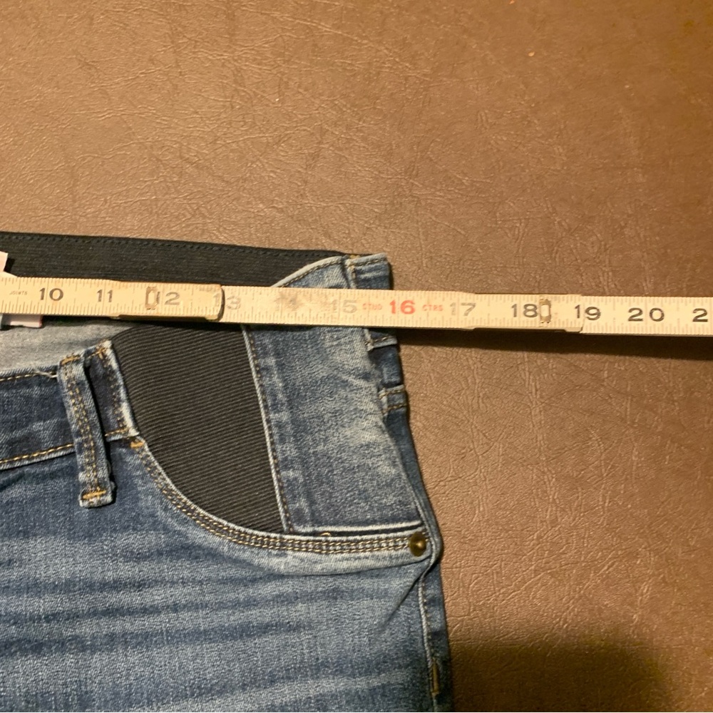 LotI Of 2 Isabel Maternity Medium Wash Skinny Boot Cut Jeans Size 8 - Picture 14 of 16